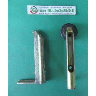ROTO Eckband 655215490R, 2 Haltezapfen 3 x 3 mm, 2 Schraublöcher, rechts,FachVR4/035