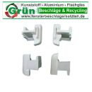 GUTMANN Endkappe für Regenschiene EK 225/012L, EK 225/012R, Paar links und rechts, weiß, NACHDRUCK Raum2R5RS/99