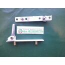 SIEGENIA Ecklager A0077 108 x 14 mm, 2 Haltezapfen 12 x 7 mm, Zapfen 30 x 8 mm Weiß , FachVR4/088 + FachPB