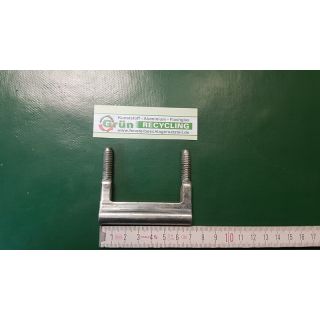 Eckband Einschlagband 70 x 12 mm mit Zapfen 60 mm, 2 Einschlagzapfen 25 x 7,5 mm ( nur Gewinde), FachX1514