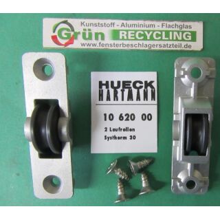 HUECK Laufrollen Laufwerk 1062000, 70 x19,5 mm, Laufrad 25 mm Durchmesser, NACHBAU 1 Stück FachVR5/407