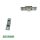 HUECK Laufrollen Laufwerk 1062000, 70 x19,5 mm, Laufrad 25 mm Durchmesser, NACHBAU 1 Stück FachVR5/407