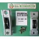 HUECK Laufrollen Laufwerk 1004000, 69 x 24 mm, Laufrad...