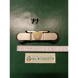 HUECK Laufrollen Doppel-Laufwerk , 120 x 16 mm, 2 Laufräder 30 mm Durchmesser FachP4751