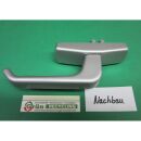 GEZE Fenstergriff, 105 x 35 mm, Lochabstand 93 oder 88mm, Schieberlänge 26 mm oder 33mm Nachbau Silber,Weiß,Braun Fach06R/1