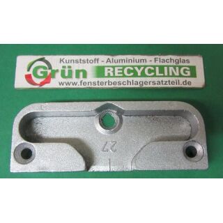 Schließblech 27 Druckguß 75x25x10mm FachVR4/125