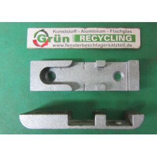 Schließblech Druckguß eimlassbar 75 x 20 x 8mm FachVR4/136