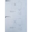 Iseo Hörmann Hauptschlosskasten Automatik selbstverriegelnd li 40mm /92 mm mit Schwenkriegel Vierkant 9mm VKW6/9