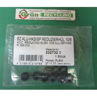 Hautau Reduzierhülse 10 auf 6 mm Beutel 10 Stück 232732 SchrankP345/5