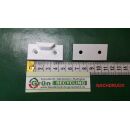ROTO Schließblech Kunststoff 50 x 22 x 3 mm weiß NACHDRUCK