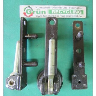 MACO Ecklager 80 x17mm, Zapfen 35 x 6,5 mm - mit 2 Haltezapfen 15 x 6 mm SchrankP246/3