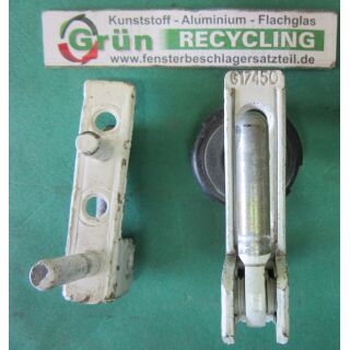 Ecklager G17450, 60 x 15, 2 Haltezapfen 10 & 22 x 6 mm, Zapfen 30 x 7 mm