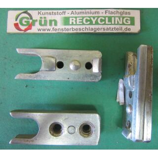 Schließblech 50 x 18 mm 2- teilig genietet SchrankP344/7