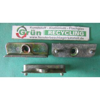Schließblech 45 x12,5 mm 2 Haltezapfen 3 x 3 mm SchrankP343/6