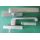 SIEGENIA LM Euroline Handhebel Griff Getriebegriff Fenstergriff gegenläufig Lochabstand 98 mm Silber/Braun