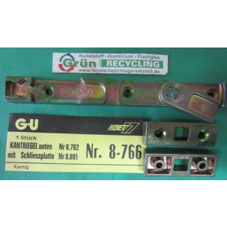 GU Kantenriegel UF8-762  8.762 unten mit Schließblech UF8-891  8.891 Set 8-766  FachX1302