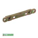 SIEGENIA Axerlager Scherenlager 56 1(2) 0074, 108 x 14 mm, 2 Haltezapfen 2,5 x 7 mm ohne Axerlagerstift FachC17/2