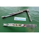 SIEGENIA Eckumlenkung 140 x 96mm - VS S ES Schmal TS K25 mit 1 Pilzzapfen FachB245