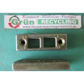 SIEGENIA Riegelblech Schließblech für Kantenriegel 50 x 15 x 8mm Raum4SchrankA8/18