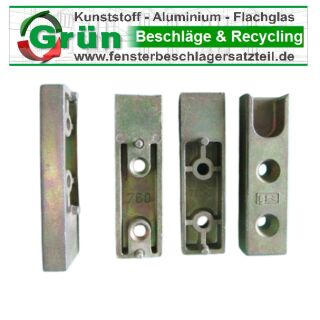 SIEGENIA Schließblech 760 760-2 mit 2 Haltezapfen 60 x 17 FachX1001