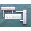 SIEGENIA Eckband KF 59 D6X16/16 Silber FachVR4/003 + FachPB