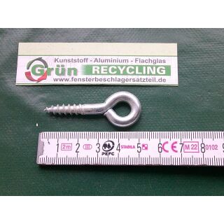 Öse für Fensterhaken , Sturmhaken 5 cm zum eindrehen SchrankP275/5
