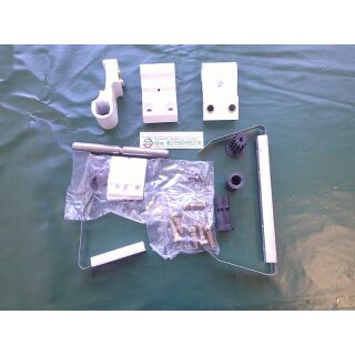 SCHÜCO Aluminium Türband beschichtet - RAL 9010 Weiß - Drehpunkt 22mm 209519 RaumX1073