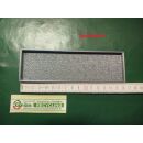Abdeckung Abdeckkappe zu Glastürband Abdeckkappe 50x164x8mm Nachdruck Silber