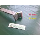 HUECK AUBI Schere Links Silber - Länge 215 mm 904926 6 mm Scherenkopfdurchmesser RaumX1117