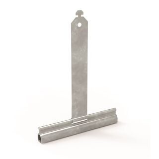Aufhängeprofilstück Mini-Aufhängefeder mit Nase, kunststoffbeschichtet 170mm A 100mm L 157mm Feder 0,25 FachVR8/057