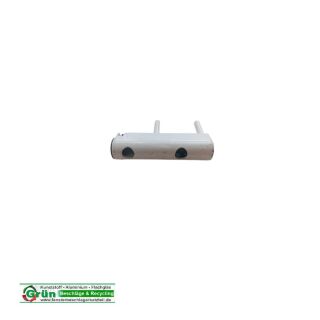 SCHÜCO Eckband - Flügelband Rechts 253518 253528 mit 2 Haltezapfen 25 x 4 mm SchrankP284/5