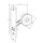 Einlassgurtwickler mit Abdeckung f. Gurt 22mm Lochabstand 161 mm FachVR8/64