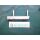 ROTO Eckband 855210002, 9037800, 003800, 85 x 10,5 mm, Falz 7,5 mm, 2 Haltezapfen 23 x 6 mm, gelb verzinkt SchrankP284/8
