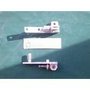 Ecklager, 76x26mm, 2 Haltezapfen 19 & 6 x 6mm, Zapfen 20x6mm, Links SchrankP286/8