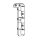 ROTO NT Axerlager Scherenlager Powerhinge Silber R015, Rechts FachX2847