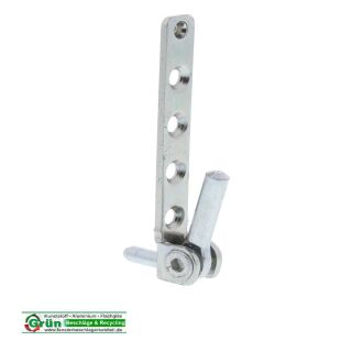 WINKHAUS Ecklager ESV 6-3-16 , 90x12mm, Zapfen 25x7mm, Haltezapfen 16x6mm, Silber FachVR4/069