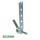 WINKHAUS Ecklager ESV 6-3-16 , 90x12mm, Zapfen 25x7mm, Haltezapfen 16x6mm, Silber FachVR4/069
