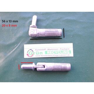 Ecklager zum einschrauben 56 x 13 - Lagerbolzen 20 x 8 mm SchrankP292/7