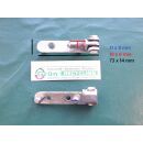 Ecklager - Hersteller unbekannt 73 x 14 mm , mit 2...