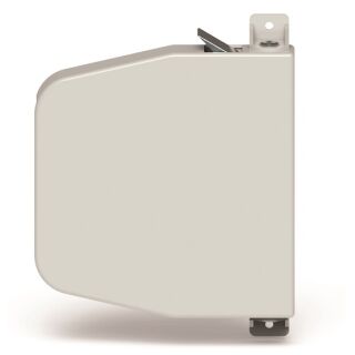 Rolladengurtwickler mini schwenkbar weiß ohne Gurt VR8/022