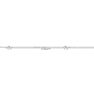 MACO HS Getriebe Hakengetriebe Gr. 4 PZ DM 37,5, FFH 1835-2560 mm, Alu silber eloxiert 10mm Nuss FachKR18