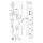 Systeq Wilka Rohrrahmenschloss 1433 40/92/8 Flachstulp 24x285 Falle/Riegel 5mm vorstehend VKW1/60
