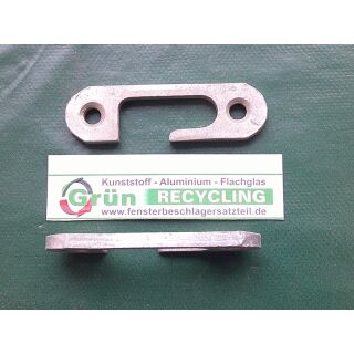 Schließblech Rund für Kantengetriebe 73 x 20 x 5 mm SchrankP302/6