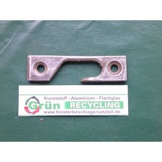 Schließblech Kantig für Kantengetriebe 75 x 20 x 5 mm SchrankP303/6