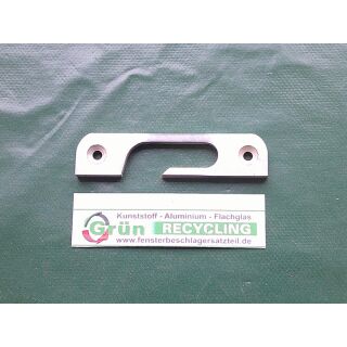 Schließblech Halbrund für Kantengetriebe 85 x 19 x 5 mm SchrankP304/3