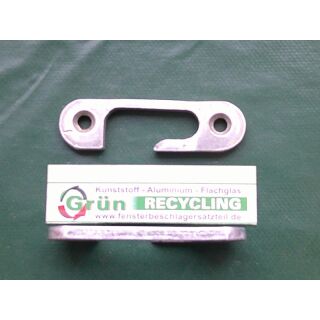 Schließblech Rund für Kantengetriebe 75 x 20 x 5 mm SchrankP304/5