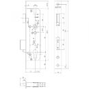 KFV Rohrrahmenschloss 49 PZW 55/92/8 Flachstulp 16x245x3 VKW1/162