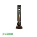 SIEGENIA Ecklager 96 x 14mm, Haltezapfen 24 x 7mm, Lagerzapfen 30 x 8mm Braun FachVR4/154