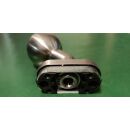 Kugelkopf Ø50mm gekröpft drehbar auf Ovalrosette 70x33x13mm Vierkant 9mm mit Befestigungsschraube M6x6mm FachX2879