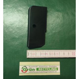 GU Endkappe zu P 1603 Abdeckschiene 968/200, 90 x 41mm Rechts schwarz Raum3R7/16